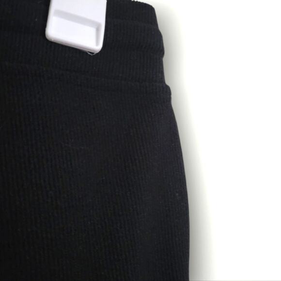 Marc New York Andrew Marc Joggers Size Small S Black Ribbed Loungewear Stretch - Picture 7 of 9